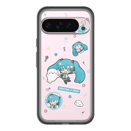 スリムプロテクションプレミアムケース［ しろたん×初音ミク - ステッカー ］
