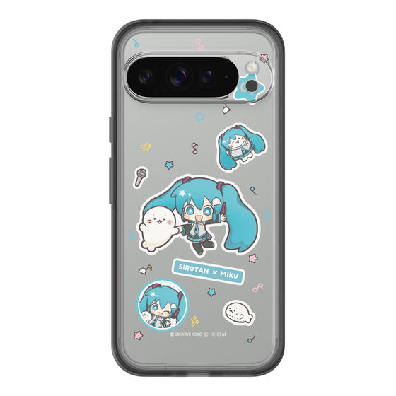 スリムプロテクションプレミアムケース［ しろたん×初音ミク - ステッカー ］