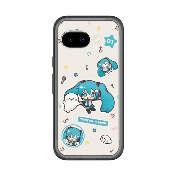 スリムプロテクションプレミアムケース［ しろたん×初音ミク - ステッカー ］