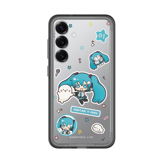 スリムプロテクションプレミアムケース［ しろたん×初音ミク - ステッカー ］