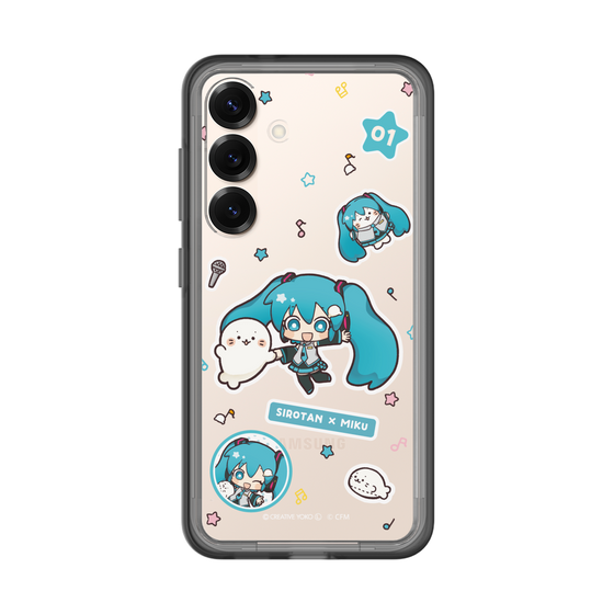 スリムプロテクションプレミアムケース［ しろたん×初音ミク - ステッカー ］