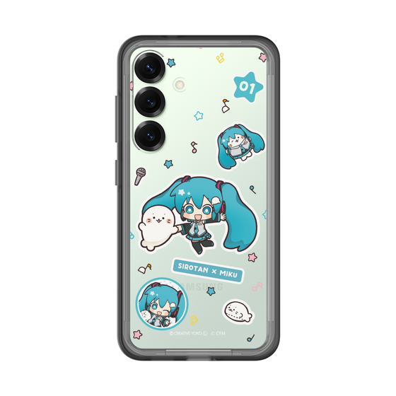 スリムプロテクションプレミアムケース［ しろたん×初音ミク - ステッカー ］