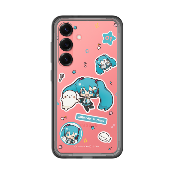 スリムプロテクションプレミアムケース［ しろたん×初音ミク - ステッカー ］