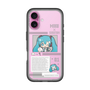 スリムプロテクションプレミアムケース［ しろたん×初音ミク - 初音ミク - インフォグラフィック ］