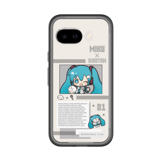 スリムプロテクションプレミアムケース［ しろたん×初音ミク - 初音ミク - インフォグラフィック ］