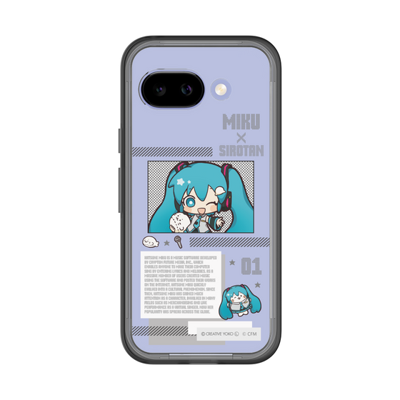 スリムプロテクションプレミアムケース［ しろたん×初音ミク - 初音ミク - インフォグラフィック ］