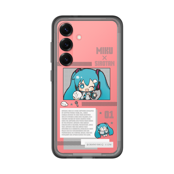 スリムプロテクションプレミアムケース［ しろたん×初音ミク - 初音ミク - インフォグラフィック ］