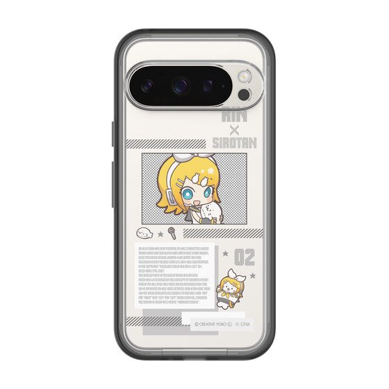 スリムプロテクションプレミアムケース［ しろたん×初音ミク - 鏡音リン - インフォグラフィック ］