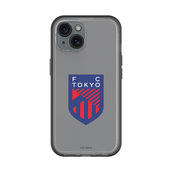 スリムプロテクションプレミアムケース［ FC東京 - エンブレム - クリア ］