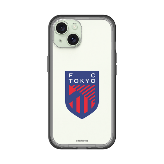 スリムプロテクションプレミアムケース［ FC東京 - エンブレム - クリア ］