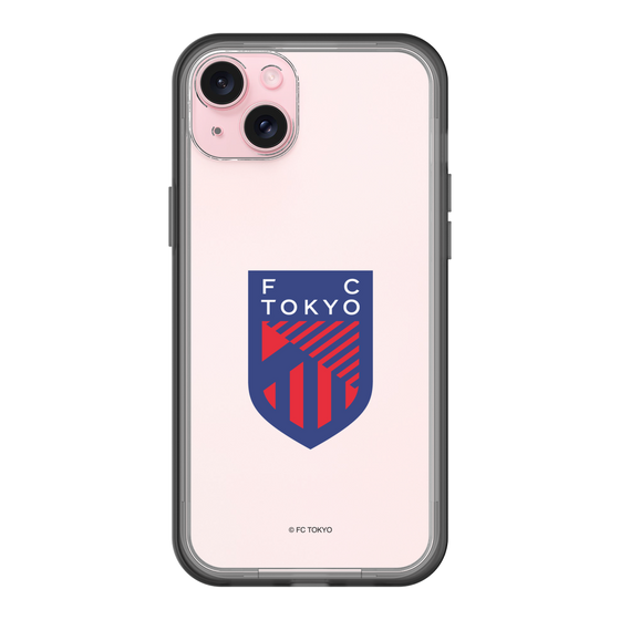 スリムプロテクションプレミアムケース［ FC東京 - エンブレム - クリア ］