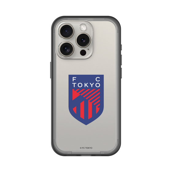 スリムプロテクションプレミアムケース［ FC東京 - エンブレム - クリア ］