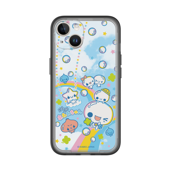 スリムプロテクションプレミアムケース［ ぷくぷくあわわちゃん - レインボー ］