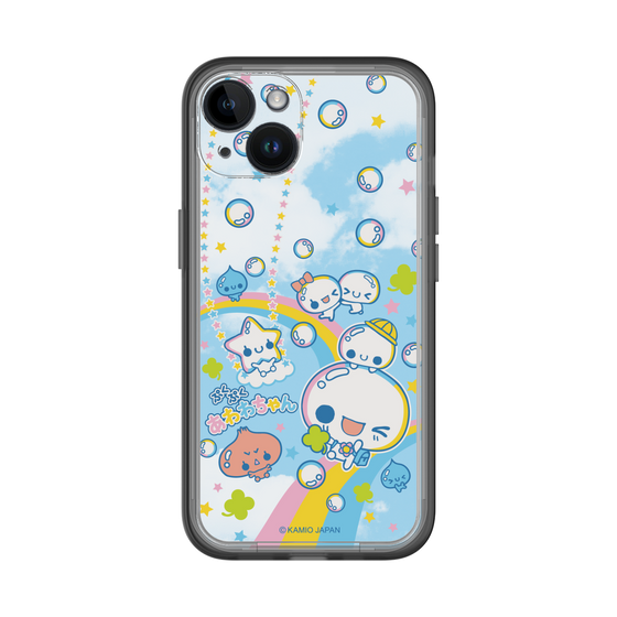 スリムプロテクションプレミアムケース［ ぷくぷくあわわちゃん - レインボー ］