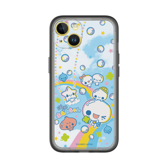 スリムプロテクションプレミアムケース［ ぷくぷくあわわちゃん - レインボー ］