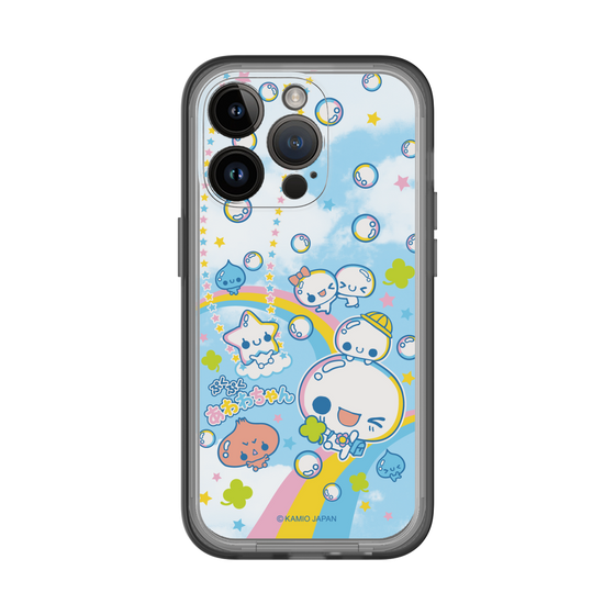 スリムプロテクションプレミアムケース［ ぷくぷくあわわちゃん - レインボー ］