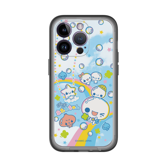 スリムプロテクションプレミアムケース［ ぷくぷくあわわちゃん - レインボー ］