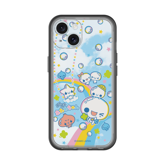スリムプロテクションプレミアムケース［ ぷくぷくあわわちゃん - レインボー ］