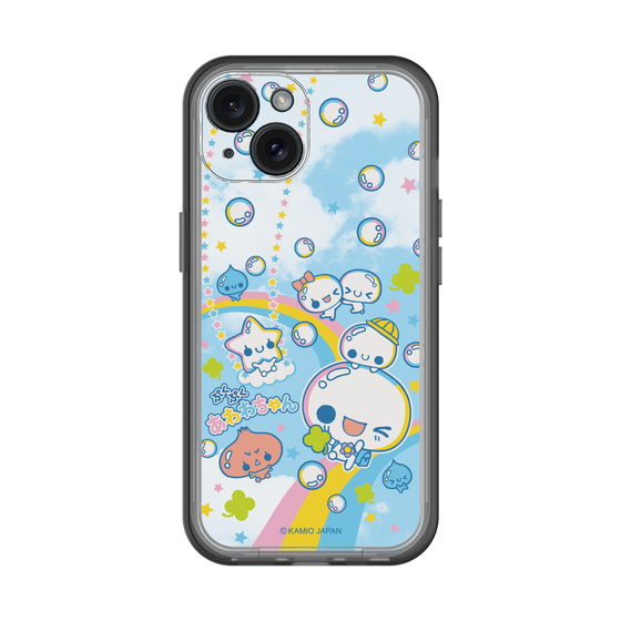 スリムプロテクションプレミアムケース［ ぷくぷくあわわちゃん - レインボー ］