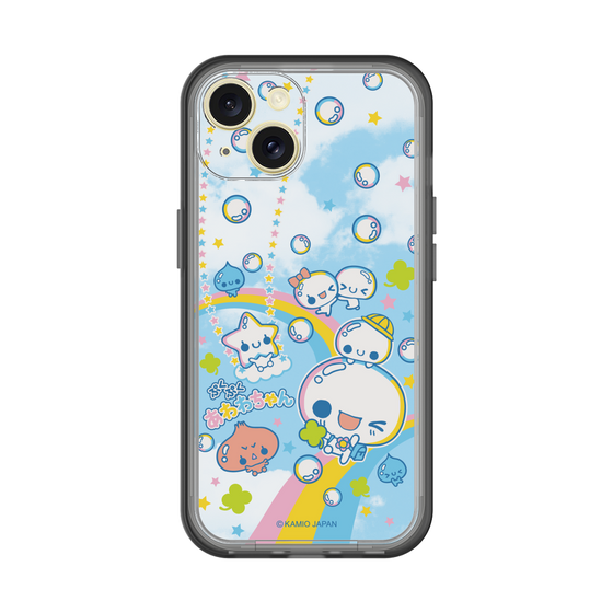 スリムプロテクションプレミアムケース［ ぷくぷくあわわちゃん - レインボー ］