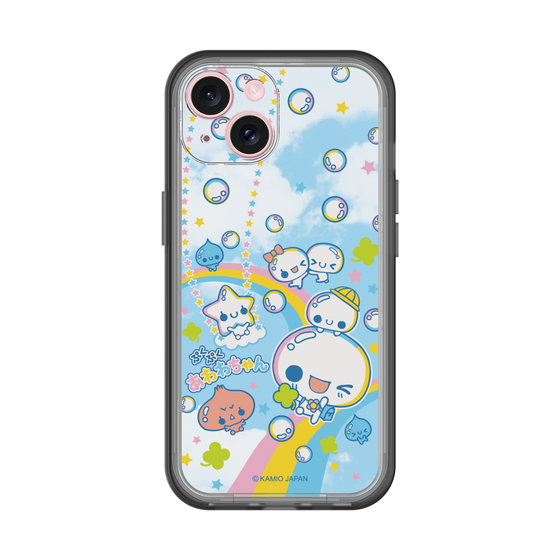 スリムプロテクションプレミアムケース［ ぷくぷくあわわちゃん - レインボー ］
