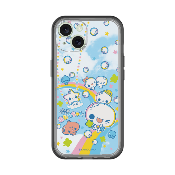 スリムプロテクションプレミアムケース［ ぷくぷくあわわちゃん - レインボー ］