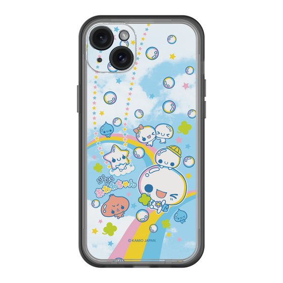 スリムプロテクションプレミアムケース［ ぷくぷくあわわちゃん - レインボー ］