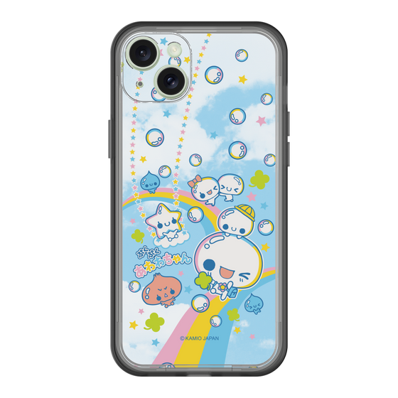 スリムプロテクションプレミアムケース［ ぷくぷくあわわちゃん - レインボー ］