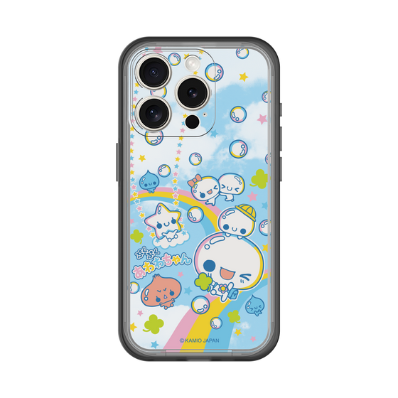 スリムプロテクションプレミアムケース［ ぷくぷくあわわちゃん - レインボー ］
