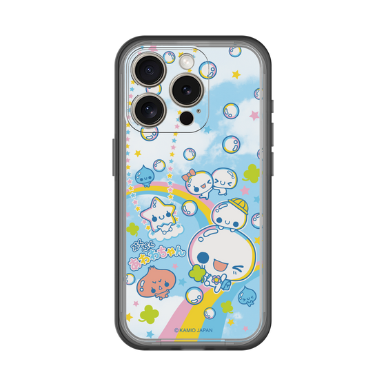 スリムプロテクションプレミアムケース［ ぷくぷくあわわちゃん - レインボー ］