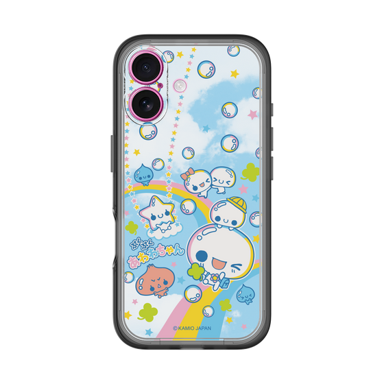 スリムプロテクションプレミアムケース［ ぷくぷくあわわちゃん - レインボー ］