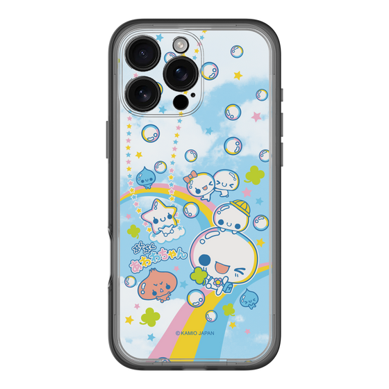 スリムプロテクションプレミアムケース［ ぷくぷくあわわちゃん - レインボー ］