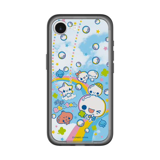 スリムプロテクションプレミアムケース［ ぷくぷくあわわちゃん - レインボー ］