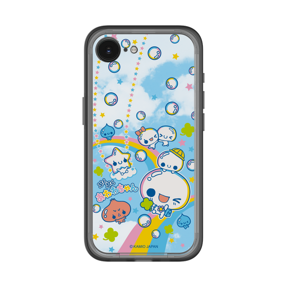 スリムプロテクションプレミアムケース［ ぷくぷくあわわちゃん - レインボー ］