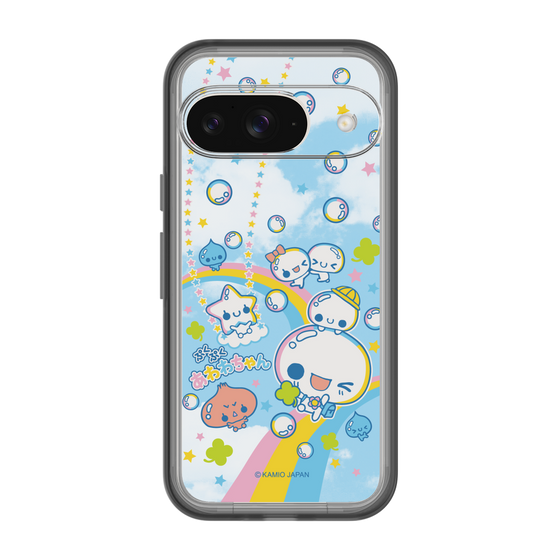 スリムプロテクションプレミアムケース［ ぷくぷくあわわちゃん - レインボー ］