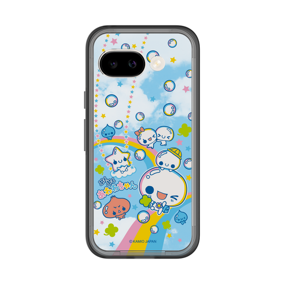 スリムプロテクションプレミアムケース［ ぷくぷくあわわちゃん - レインボー ］