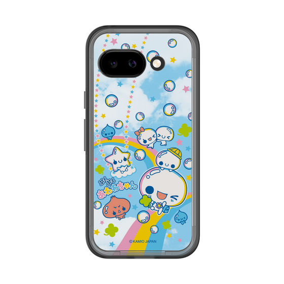 スリムプロテクションプレミアムケース［ ぷくぷくあわわちゃん - レインボー ］