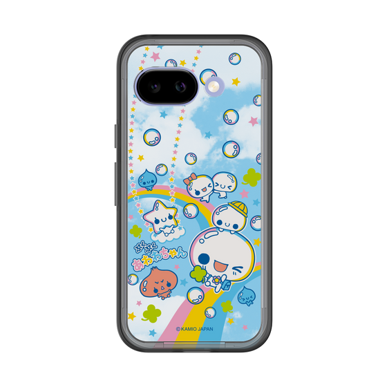 スリムプロテクションプレミアムケース［ ぷくぷくあわわちゃん - レインボー ］