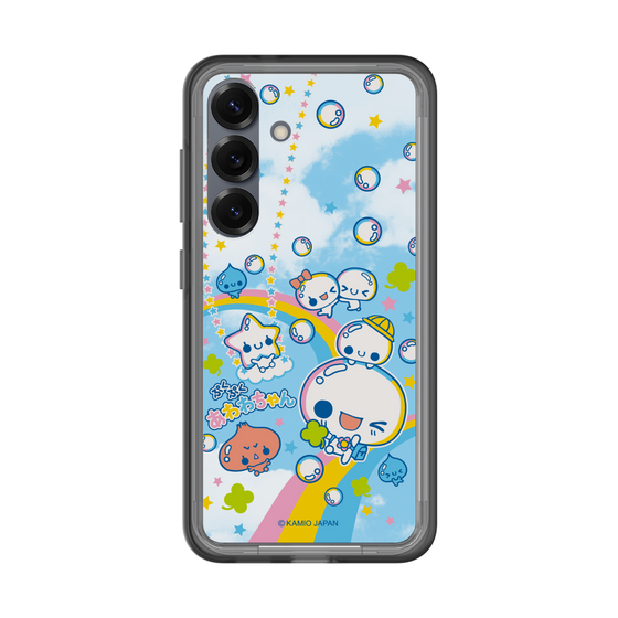 スリムプロテクションプレミアムケース［ ぷくぷくあわわちゃん - レインボー ］