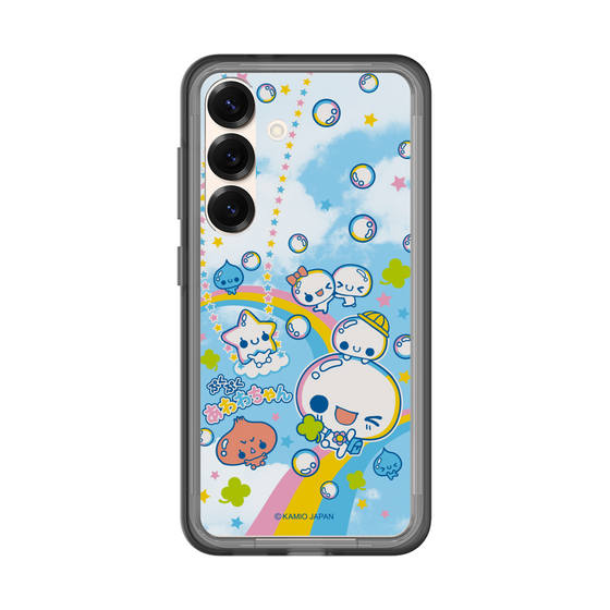 スリムプロテクションプレミアムケース［ ぷくぷくあわわちゃん - レインボー ］