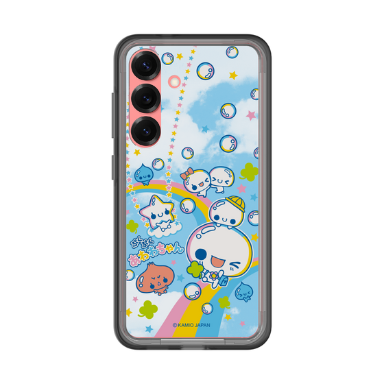 スリムプロテクションプレミアムケース［ ぷくぷくあわわちゃん - レインボー ］