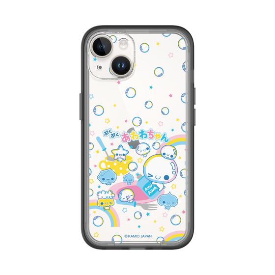 スリムプロテクションプレミアムケース［ ぷくぷくあわわちゃん - しゃぼんだま ］