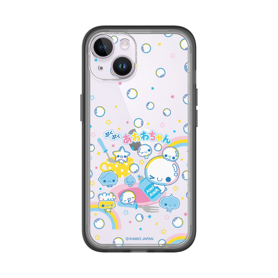 スリムプロテクションプレミアムケース［ ぷくぷくあわわちゃん - しゃぼんだま ］