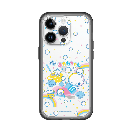 スリムプロテクションプレミアムケース［ ぷくぷくあわわちゃん - しゃぼんだま ］