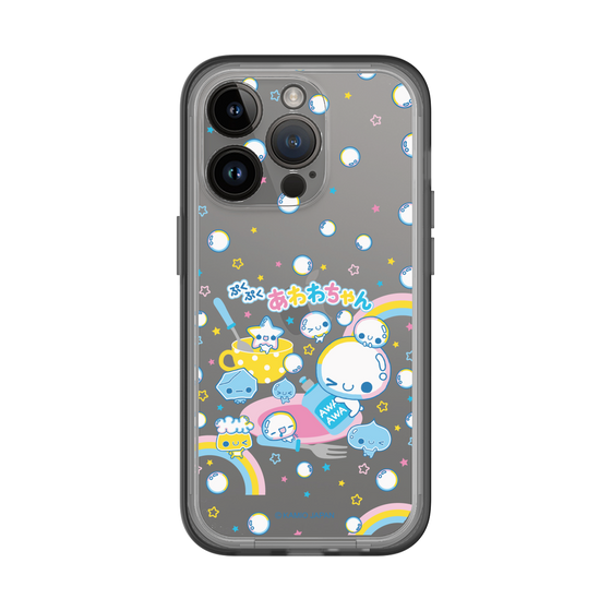 スリムプロテクションプレミアムケース［ ぷくぷくあわわちゃん - しゃぼんだま ］