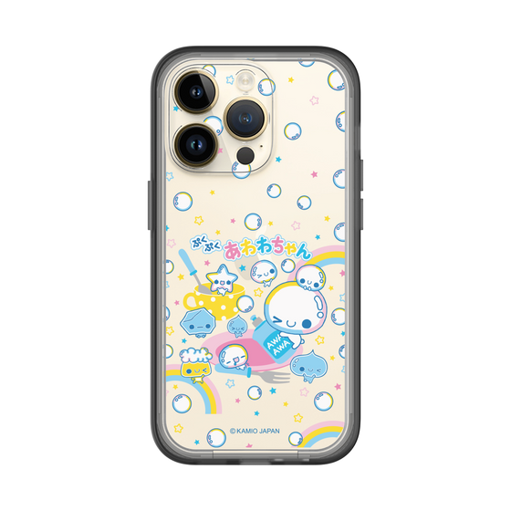 スリムプロテクションプレミアムケース［ ぷくぷくあわわちゃん - しゃぼんだま ］