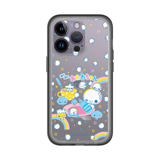 スリムプロテクションプレミアムケース［ ぷくぷくあわわちゃん - しゃぼんだま ］
