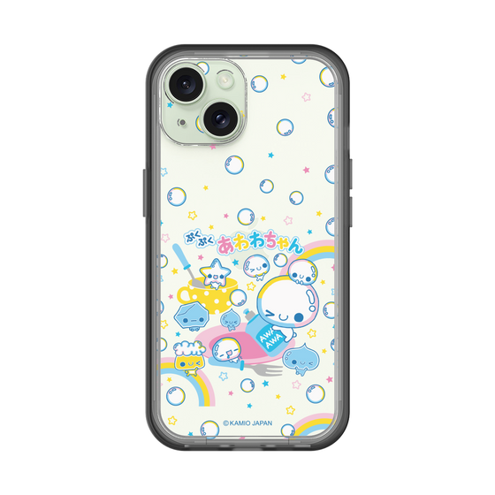 スリムプロテクションプレミアムケース［ ぷくぷくあわわちゃん - しゃぼんだま ］
