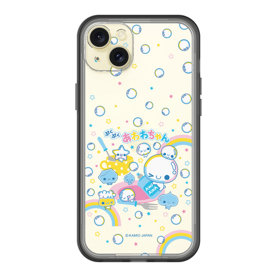 スリムプロテクションプレミアムケース［ ぷくぷくあわわちゃん - しゃぼんだま ］