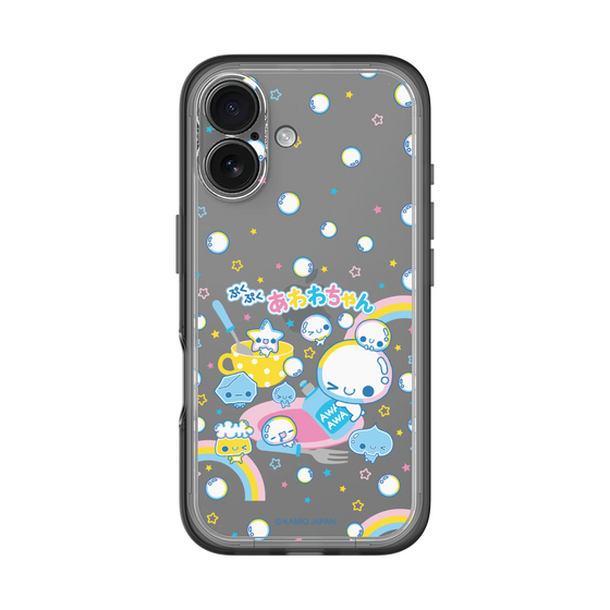 スリムプロテクションプレミアムケース［ ぷくぷくあわわちゃん - しゃぼんだま ］